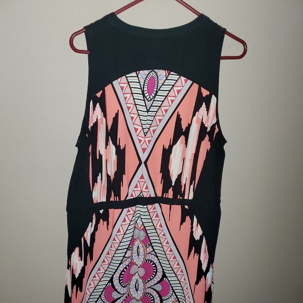 Pure Energy Tribal Print Maxi Dress